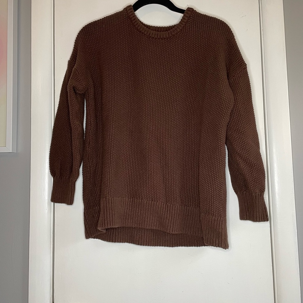 Old Navy Cozy Brown Knit Sweater